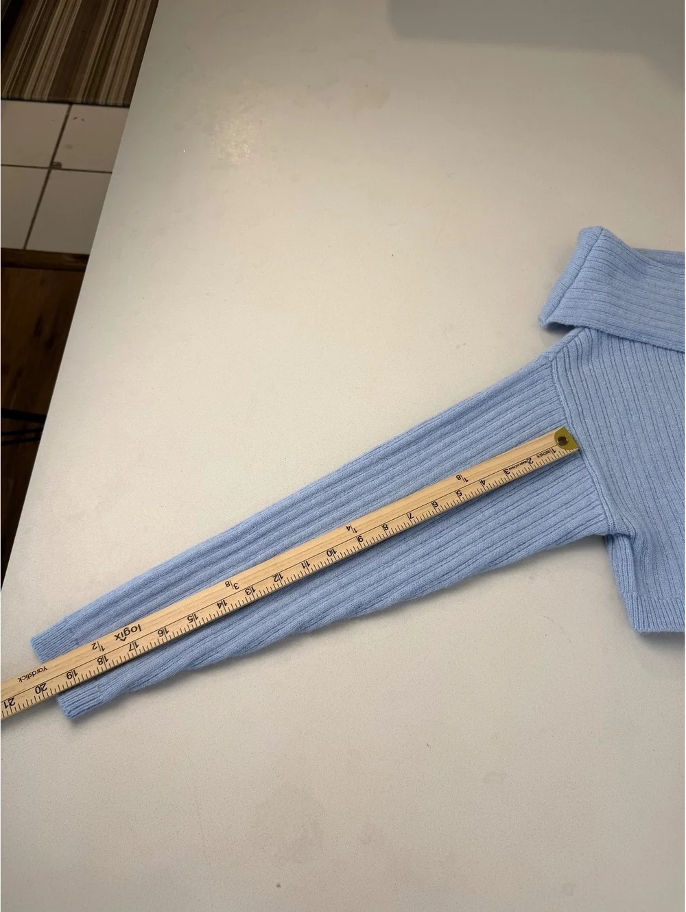 Fashion Nova Nevea Light Blue Off Shoulder Sweater Maxi Skirt Set S NWT